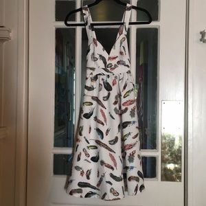 Rockabilly feather dress, like new